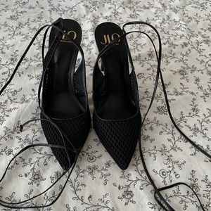 Mesh Black pumps